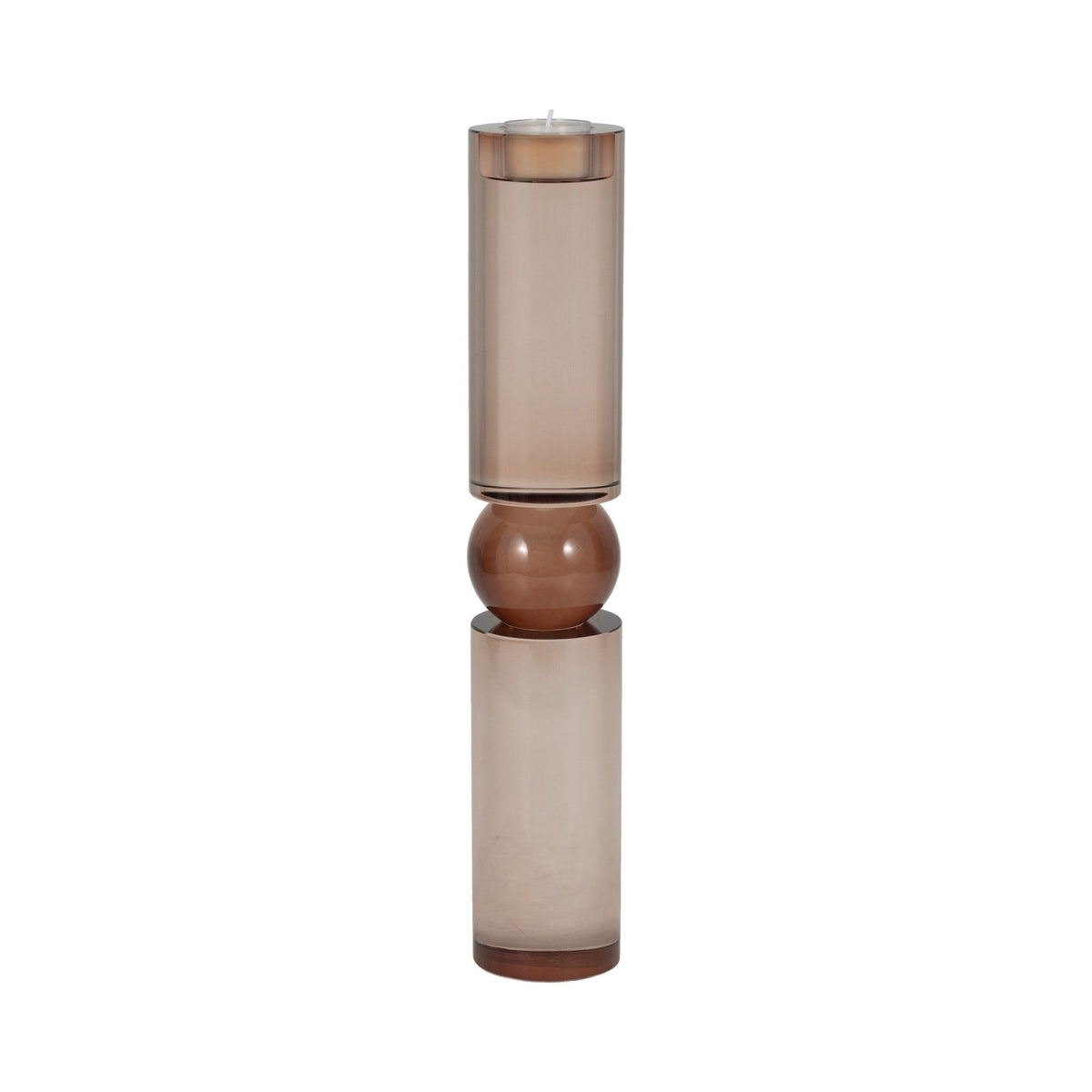 15" MARLA SMALL BRONZE CRYSTAL CANDLESTICK Table Decors| Sagebrook Home