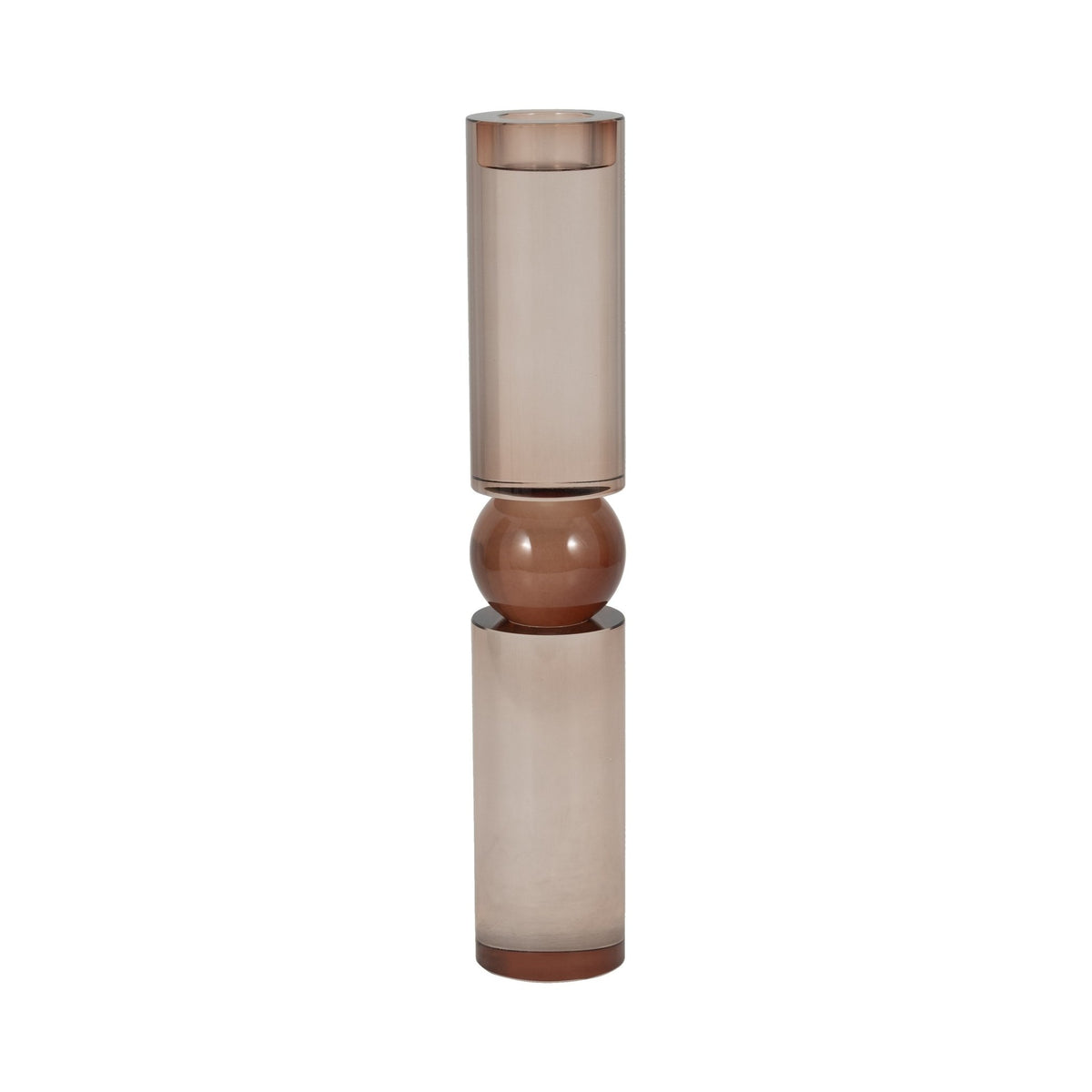 15" MARLA SMALL BRONZE CRYSTAL CANDLESTICK Table Decors| Sagebrook Home