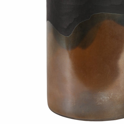 15" Mason Large Brown Glass Vase - Al Rugaib Furniture