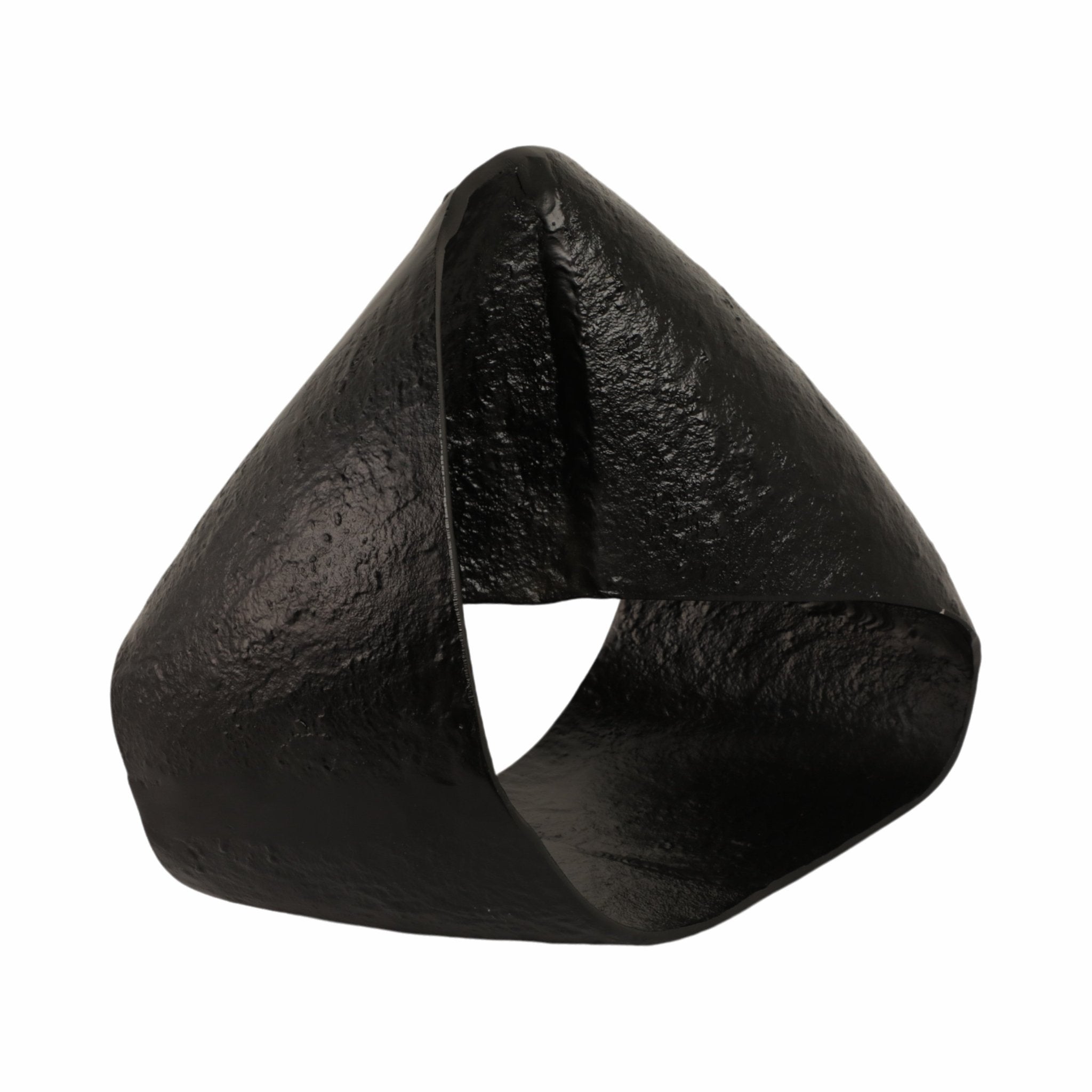 15" TWISTED METAL CIRCLE, BLACK Table Decors| Sagebrook Home