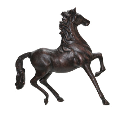 ALUMINUM 16"H HORSE SCULPTURE, COPPER