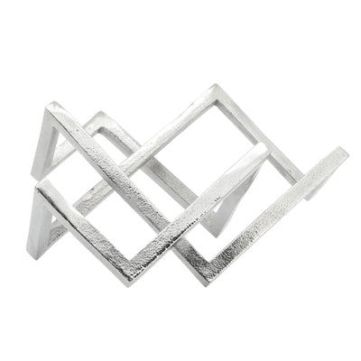 METAL 15 GEOMETRIC DECOR, SILVER