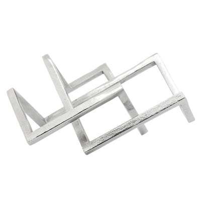 METAL 15 GEOMETRIC DECOR, SILVER