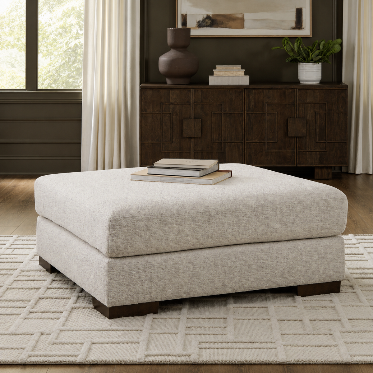 Barrelton  Oversized Ottoman
