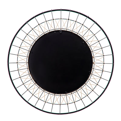 36 METAL WALL DECO, BLACK