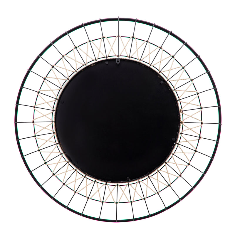 36 METAL WALL DECO, BLACK