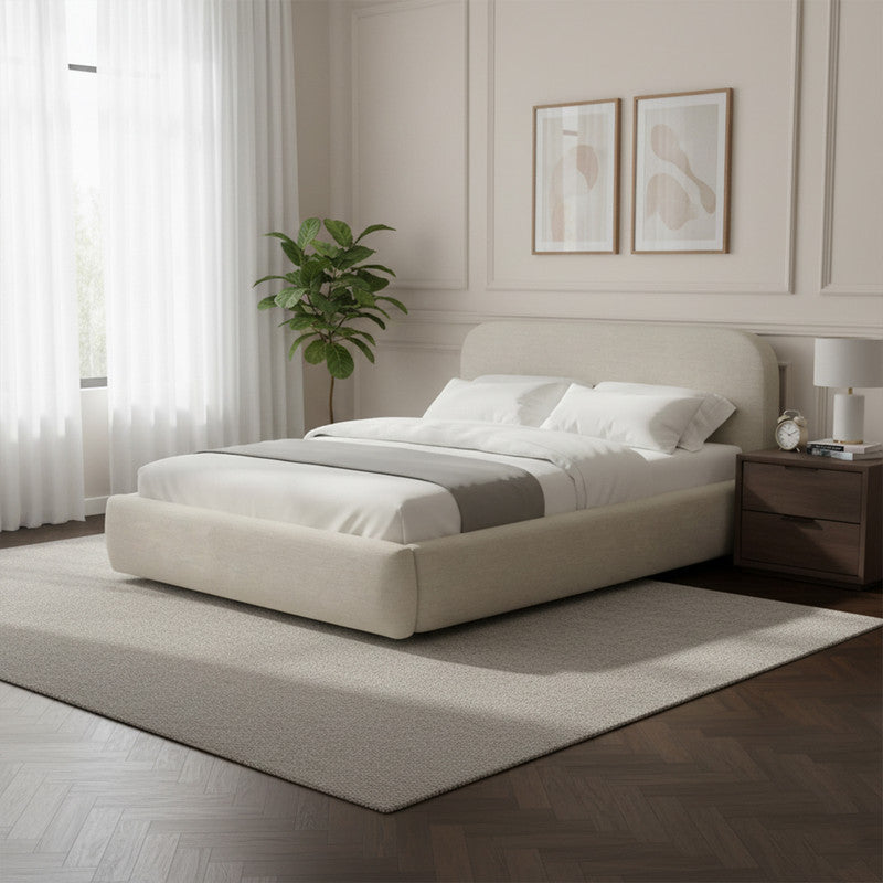 Royal | Swedish Wood Linen Cozy Cloud Bed in Gray