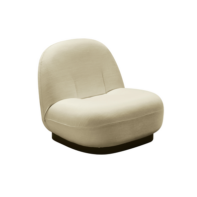 Boucle Linen Accent Chair
