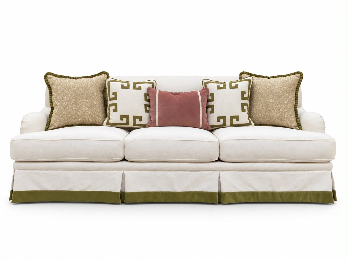 Alpine Retreat White Sofa 224cm