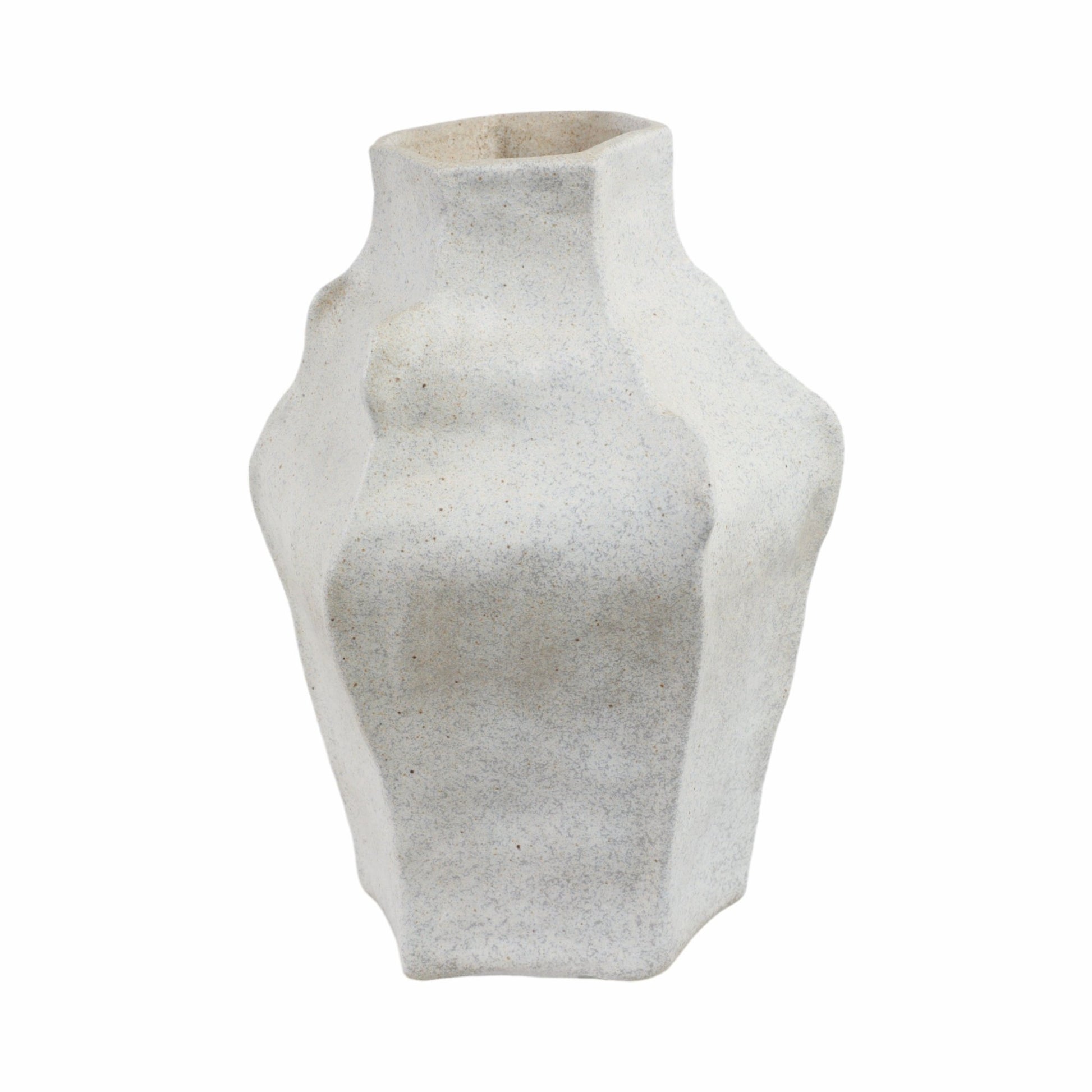 15"DELRIO SMALL PORCELAIN VASE, GRAY Vases and Jars| Sagebrook Home