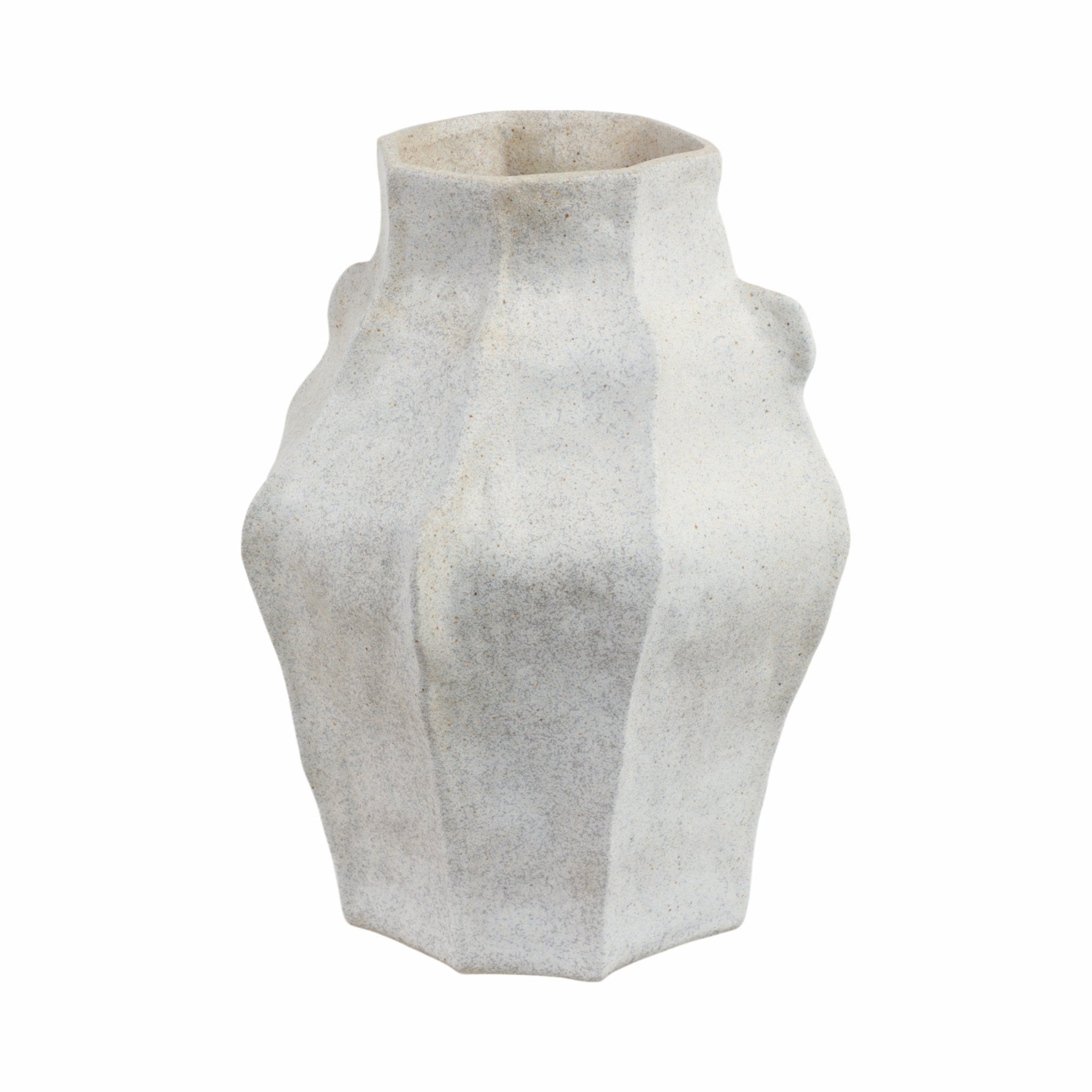 15"DELRIO SMALL PORCELAIN VASE, GRAY Vases and Jars| Sagebrook Home