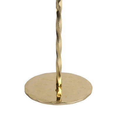 15x5" Twisted Taper Holder, Gold - Al Rugaib Furniture