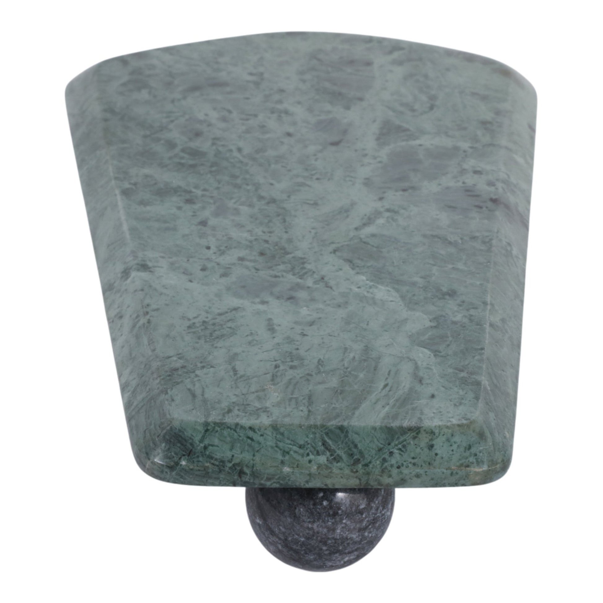 15x8" Modern Marble Tray On Ball Feet, Green/black Tray| Sagebrook Home