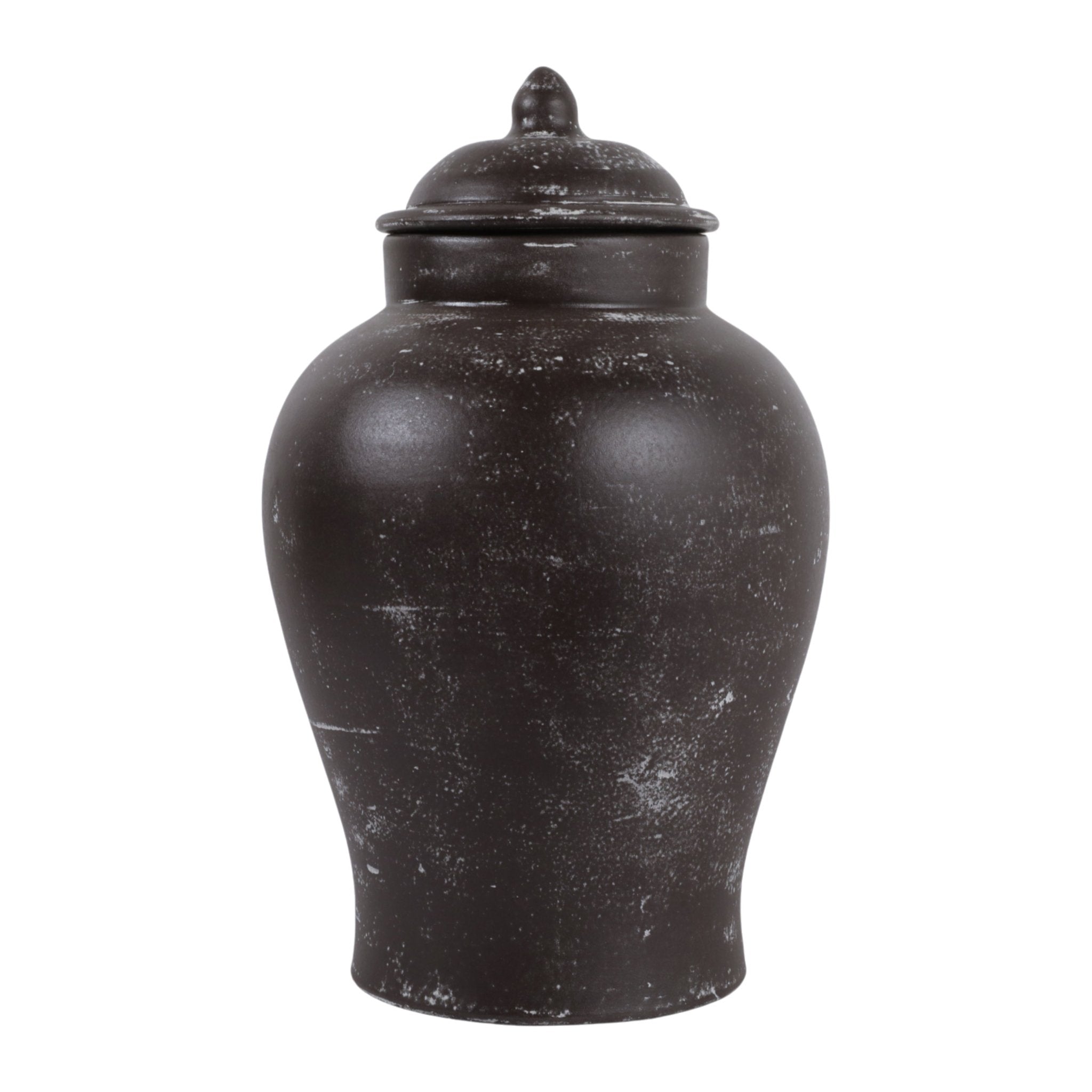 15x9" Terracotta Jar, Rustic Brown Vases and Jars| Sagebrook Home