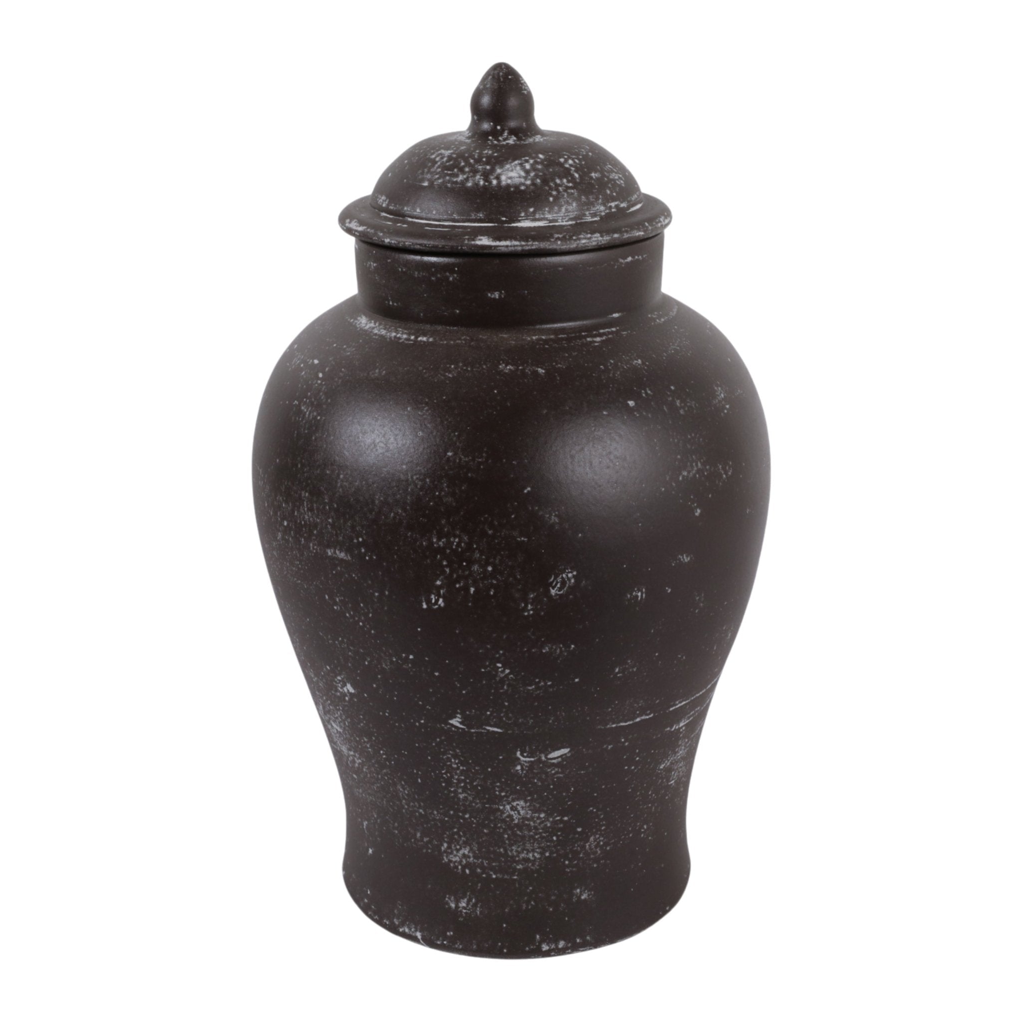 15x9" Terracotta Jar, Rustic Brown Vases and Jars| Sagebrook Home
