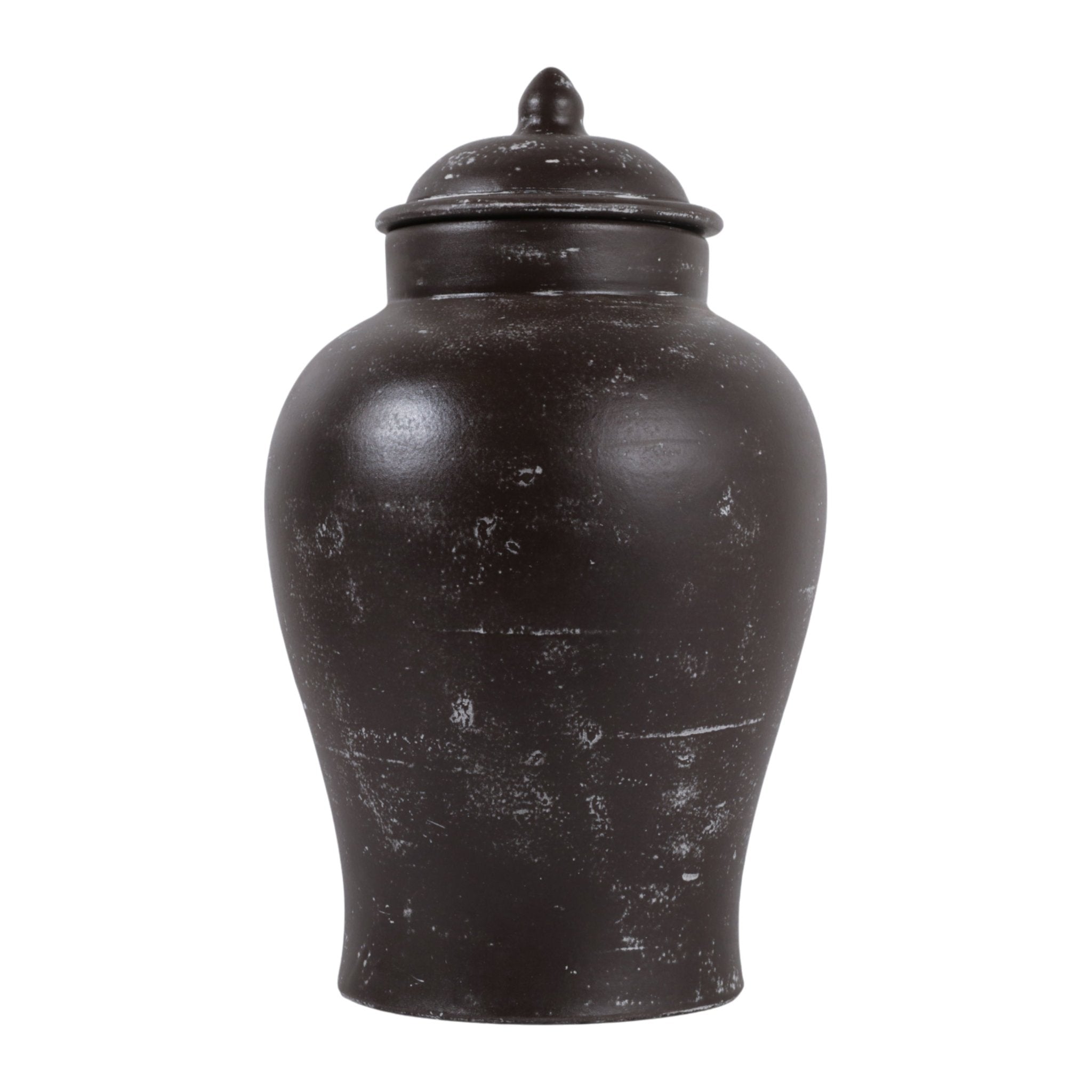 15x9" Terracotta Jar, Rustic Brown Vases and Jars| Sagebrook Home