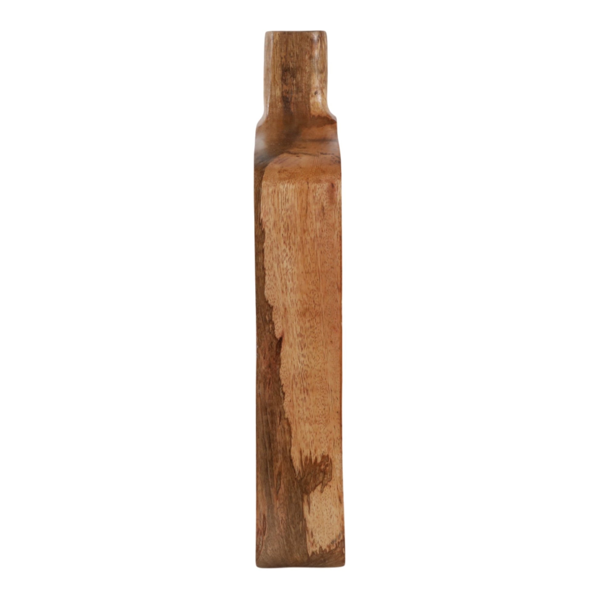 15x9" Wood Cut-out Vase, Natural Vases and Jars| Sagebrook Home