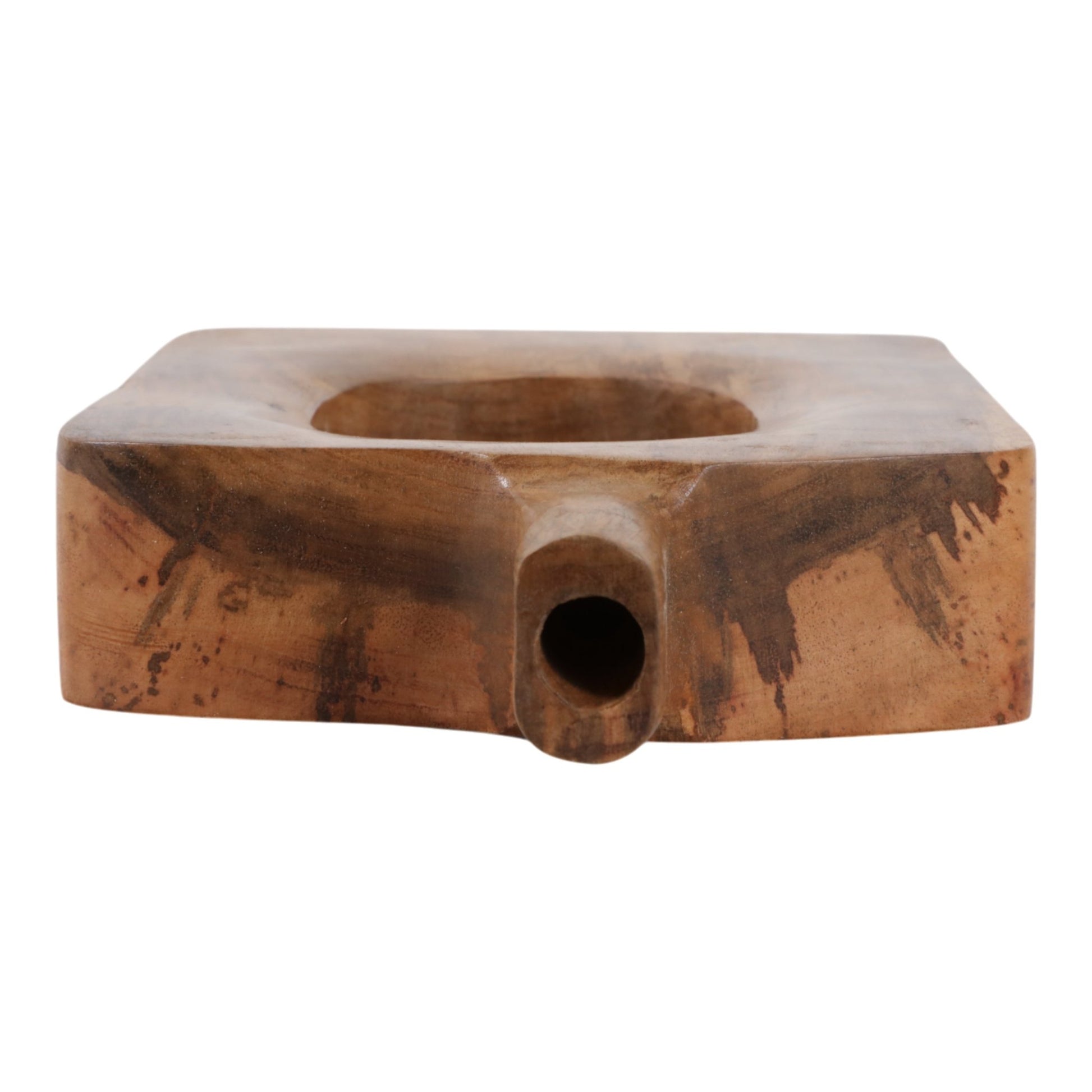 15x9" Wood Cut-out Vase, Natural Vases and Jars| Sagebrook Home