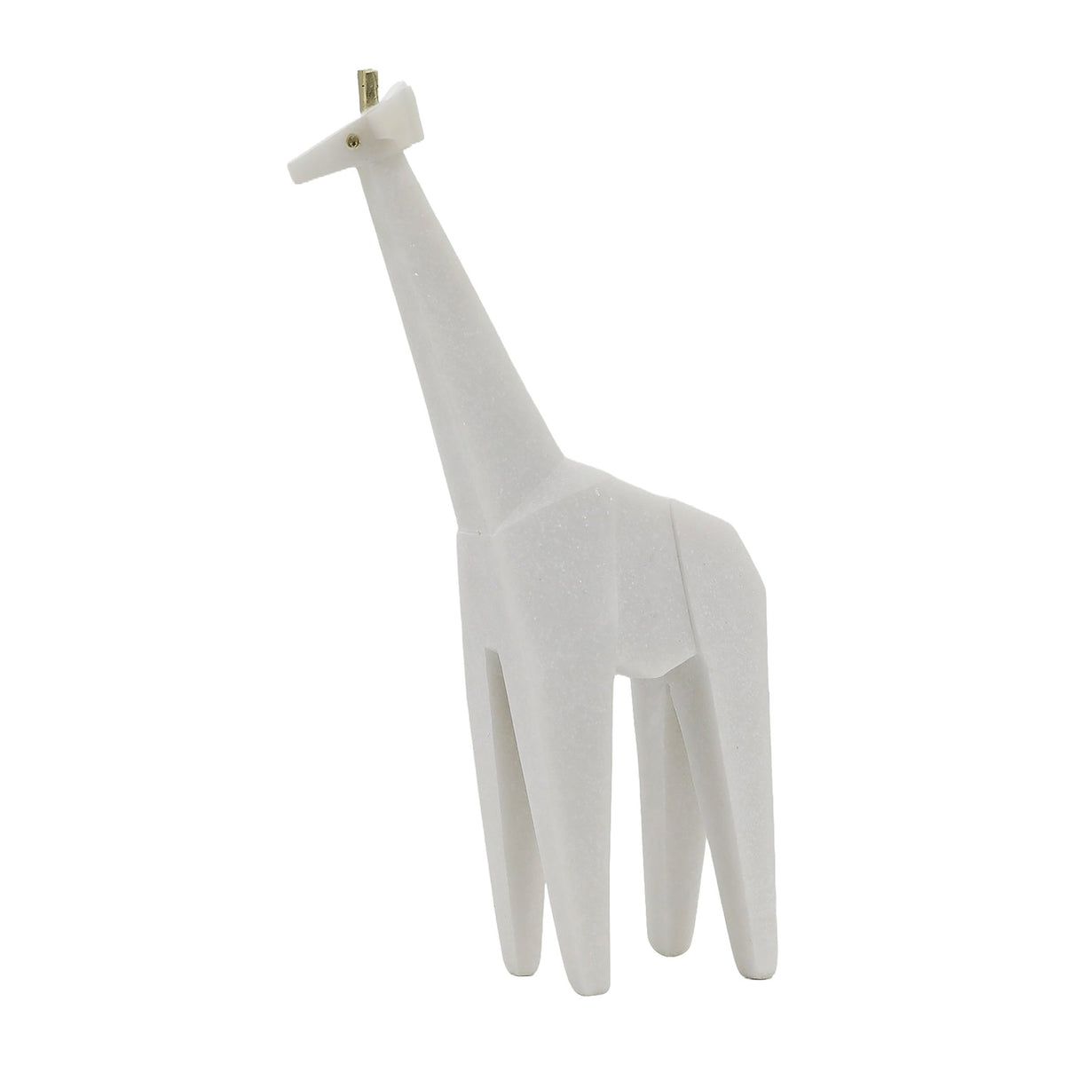16" ANDORA GIRAFFE STATUARY, WHITE Table Decors| Sagebrook Home