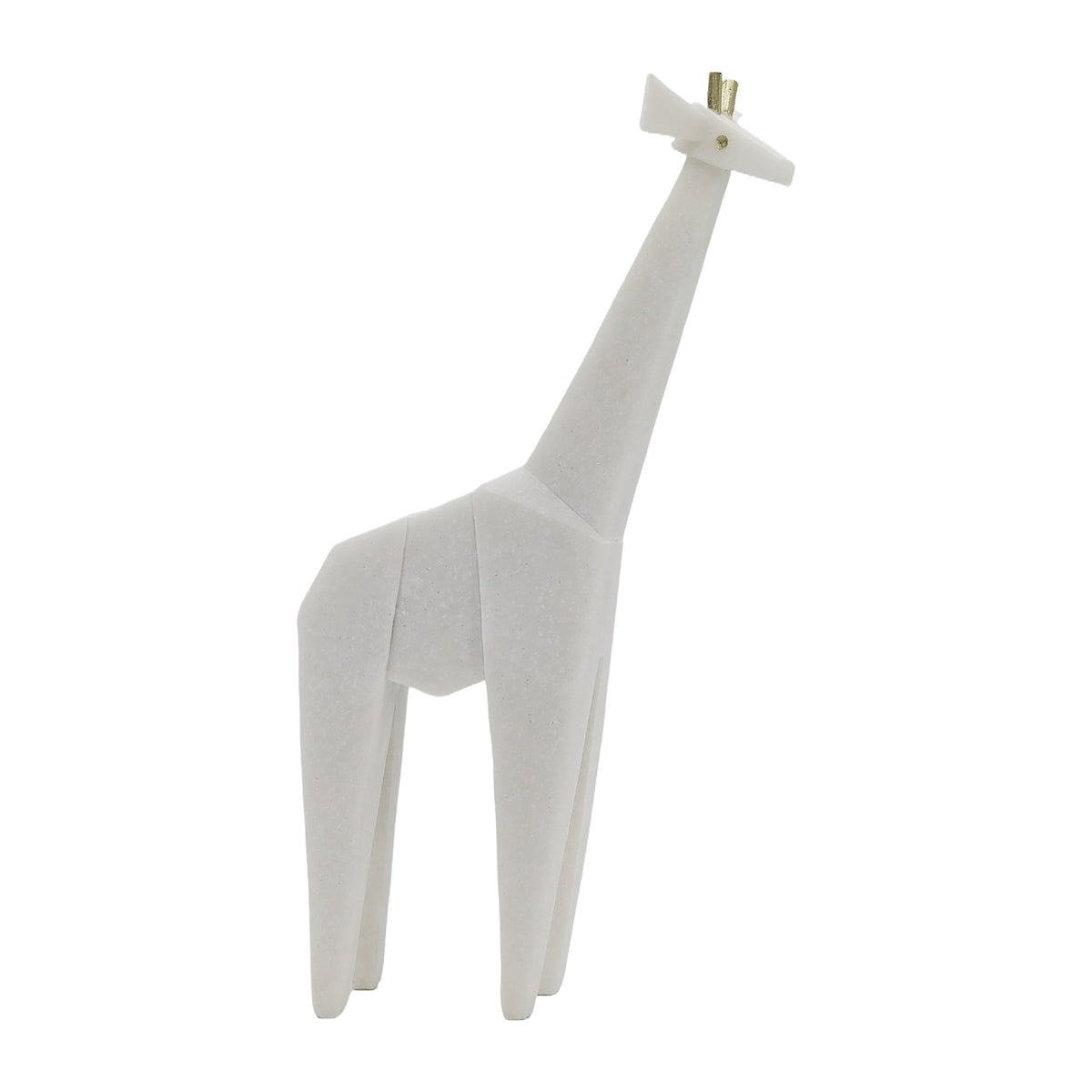 16" ANDORA GIRAFFE STATUARY, WHITE Table Decors| Sagebrook Home