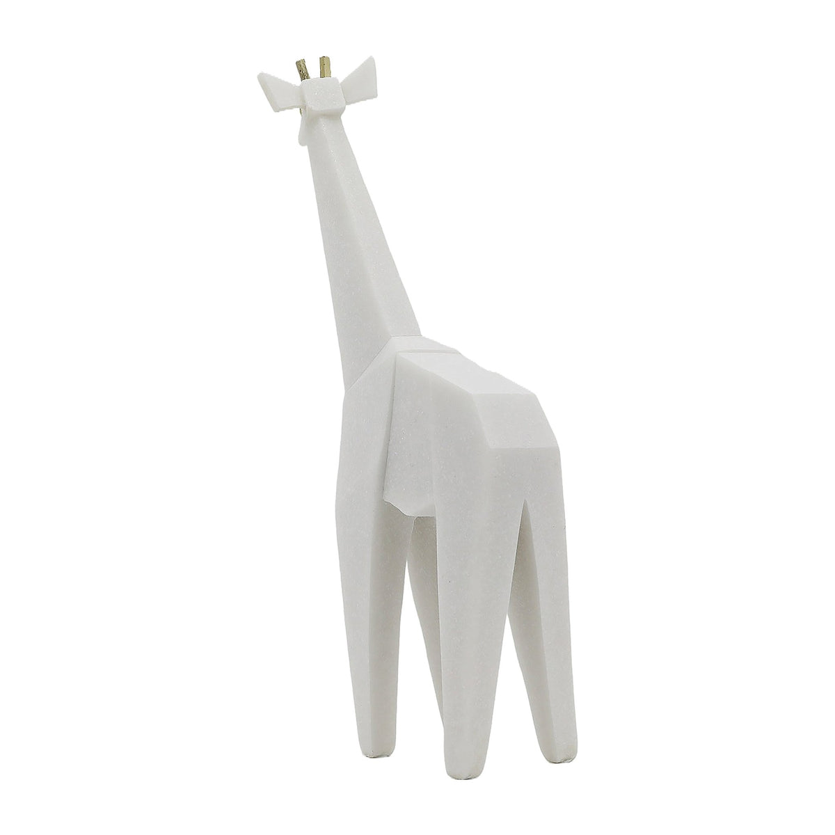 16" ANDORA GIRAFFE STATUARY, WHITE Table Decors| Sagebrook Home