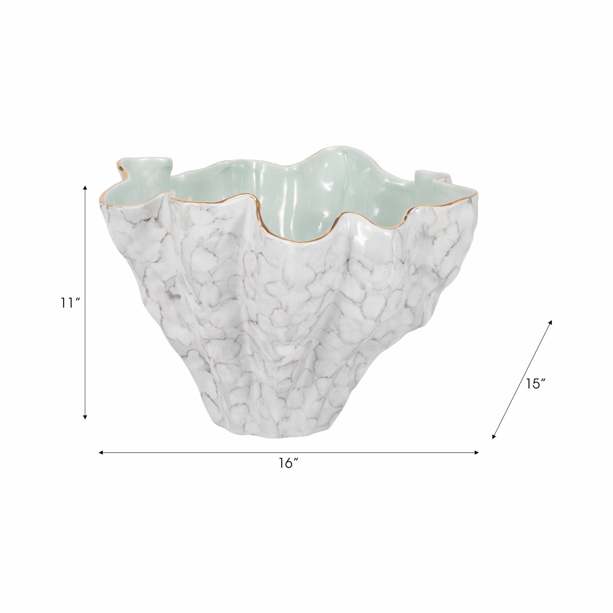 16" Caledonia Large Bowl, Multi Table Decors| Sagebrook Home