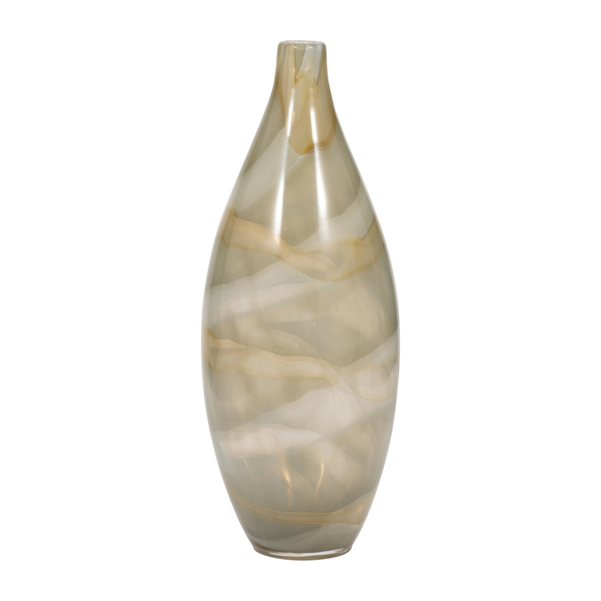 16" Charu Large Green Vase Vases and Jars| Sagebrook Home