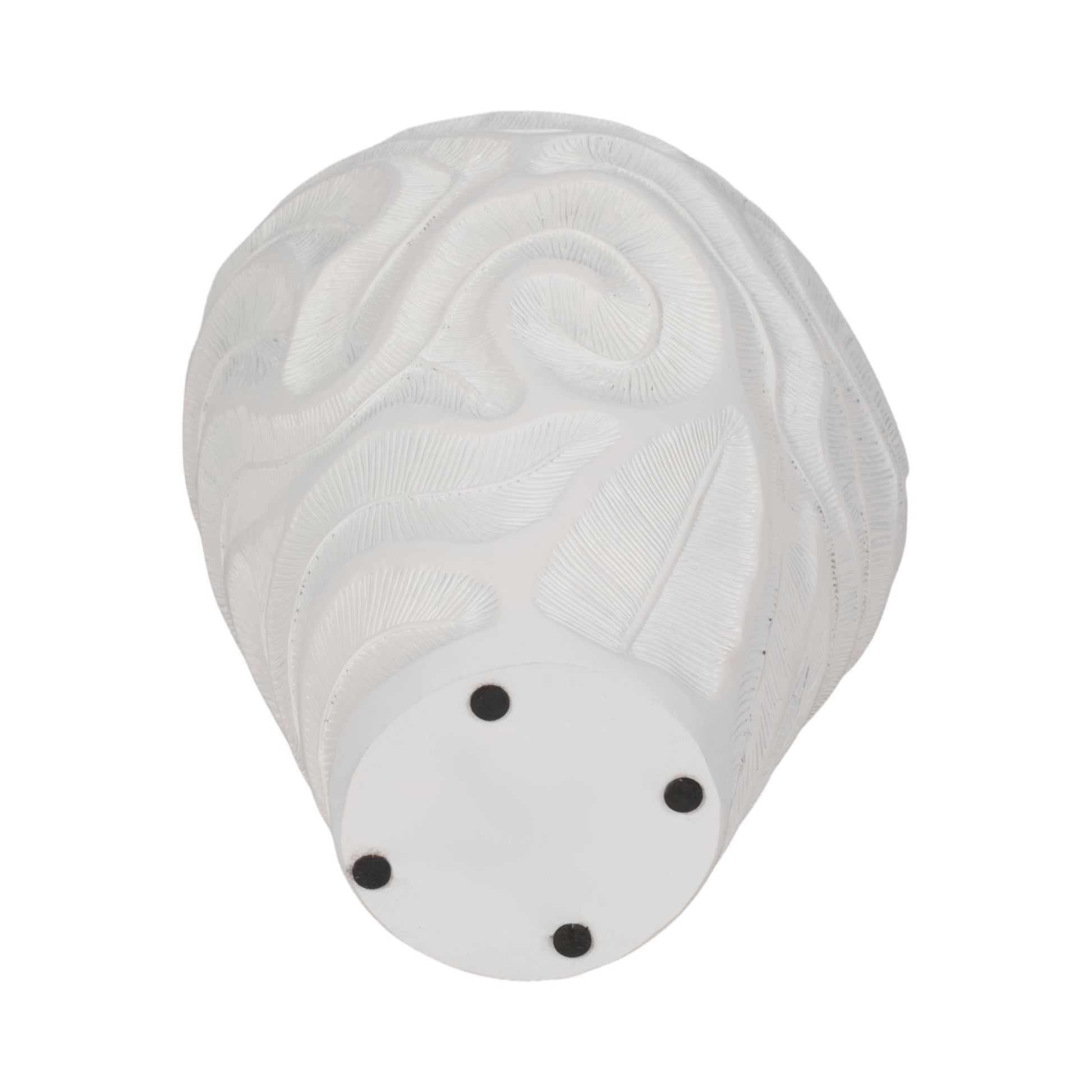 16" COASTAL CORAL VASE, WHITE Vases and Jars| Sagebrook Home