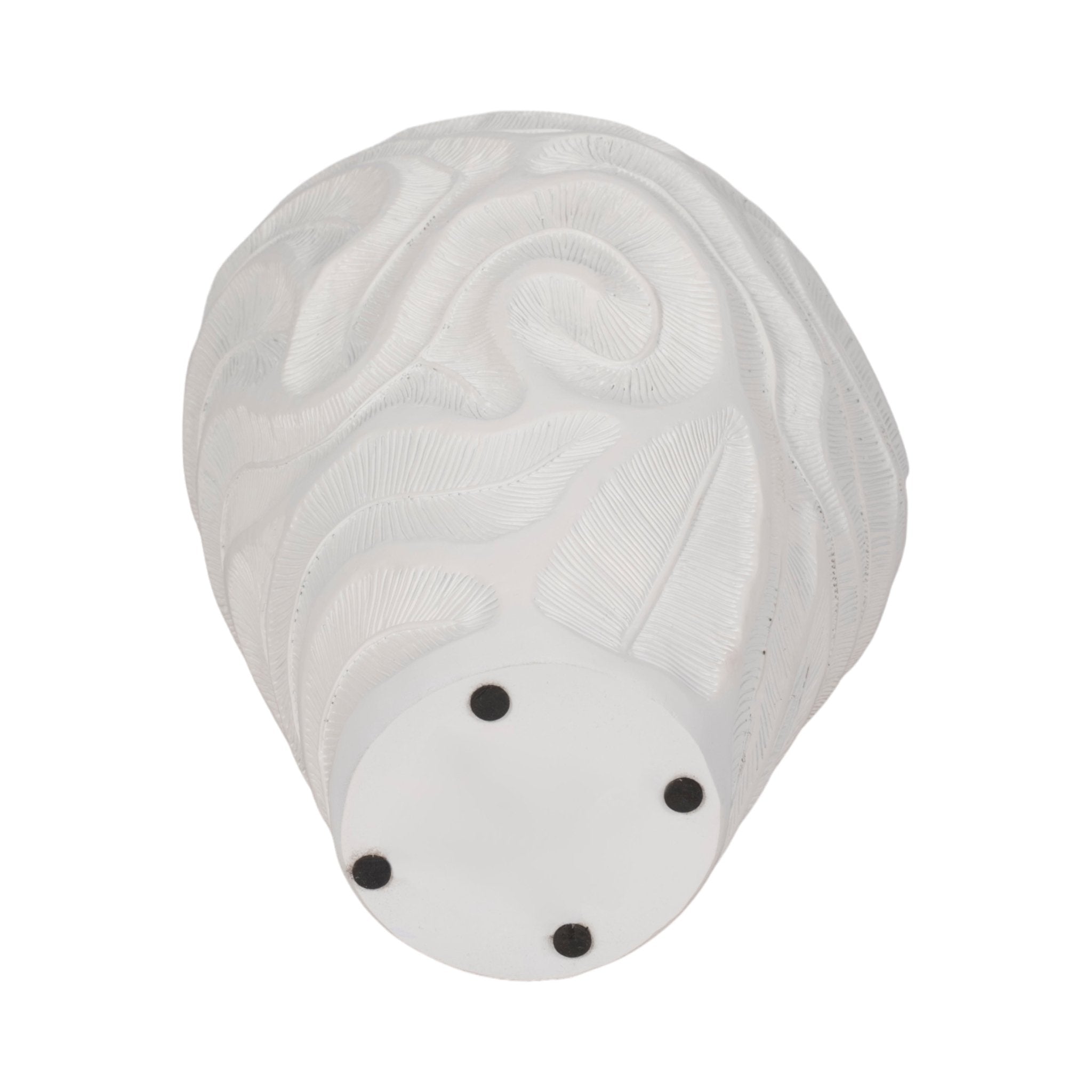16" COASTAL CORAL VASE, WHITE Vases and Jars| Sagebrook Home