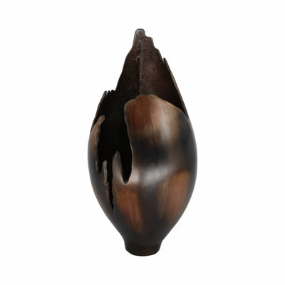 16" Colmar Bronze Vase - Al Rugaib Furniture