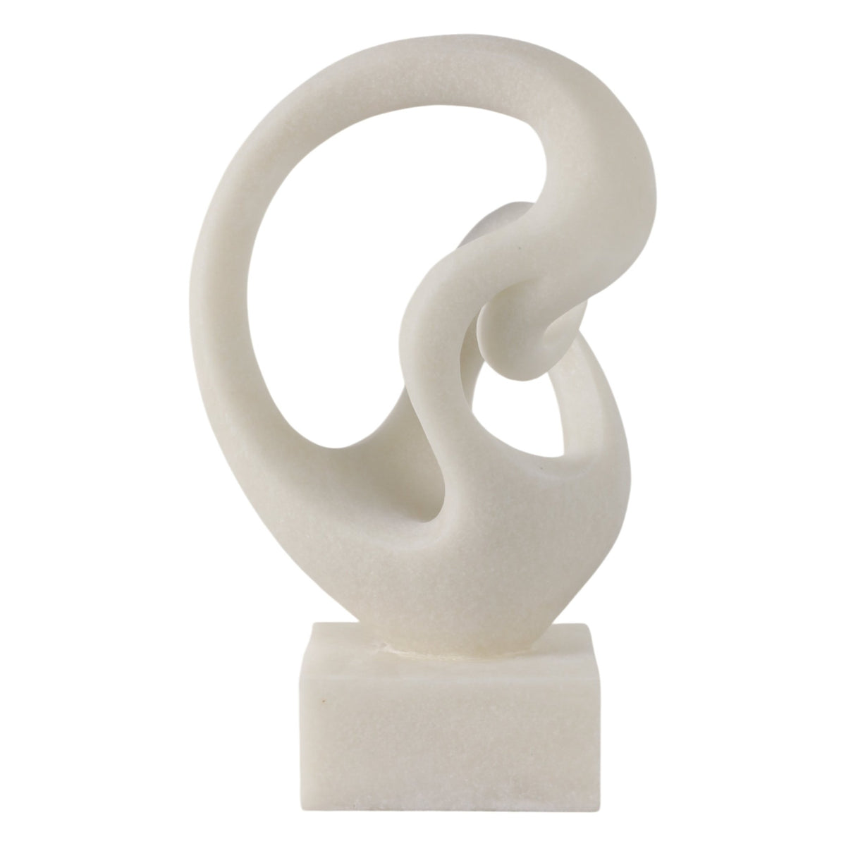 16" Cowley Quartz Resin Statuary, White Table Decors| Sagebrook Home
