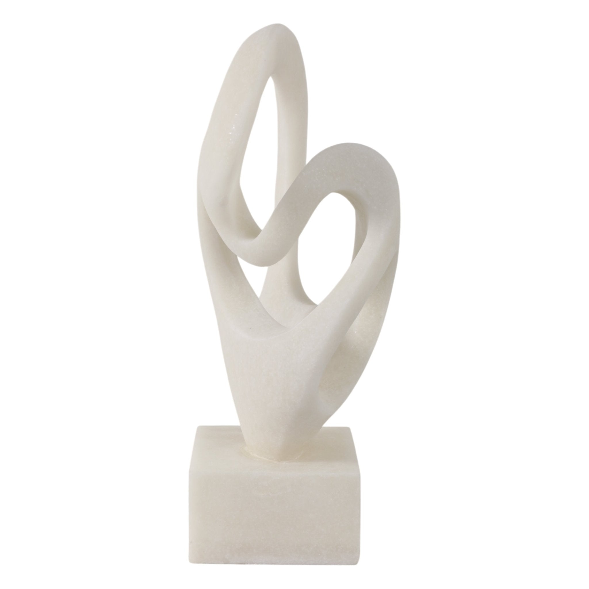 16" Cowley Quartz Resin Statuary, White Table Decors| Sagebrook Home