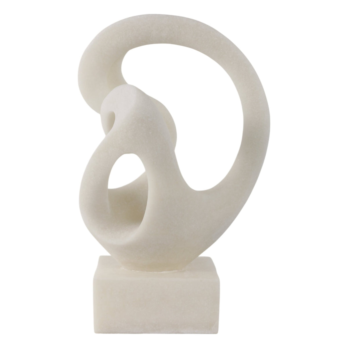 16" Cowley Quartz Resin Statuary, White Table Decors| Sagebrook Home
