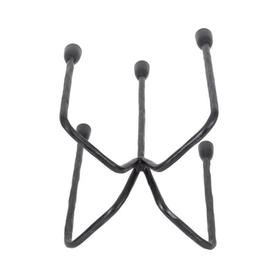 16" Forged 5 - taper Candle Holder, Black - Al Rugaib Furniture