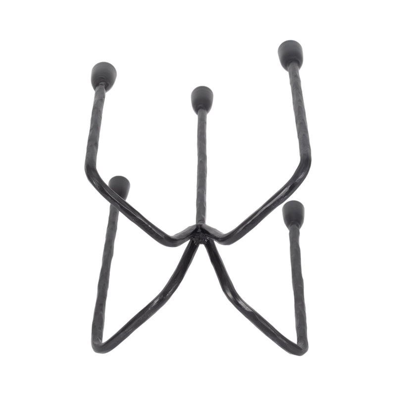 16" Forged 5 - taper Candle Holder, Black - Al Rugaib Furniture