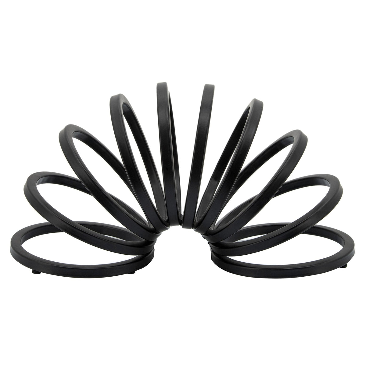 16" METAL SLINKY DECO, BLACK Table Decors| Sagebrook Home