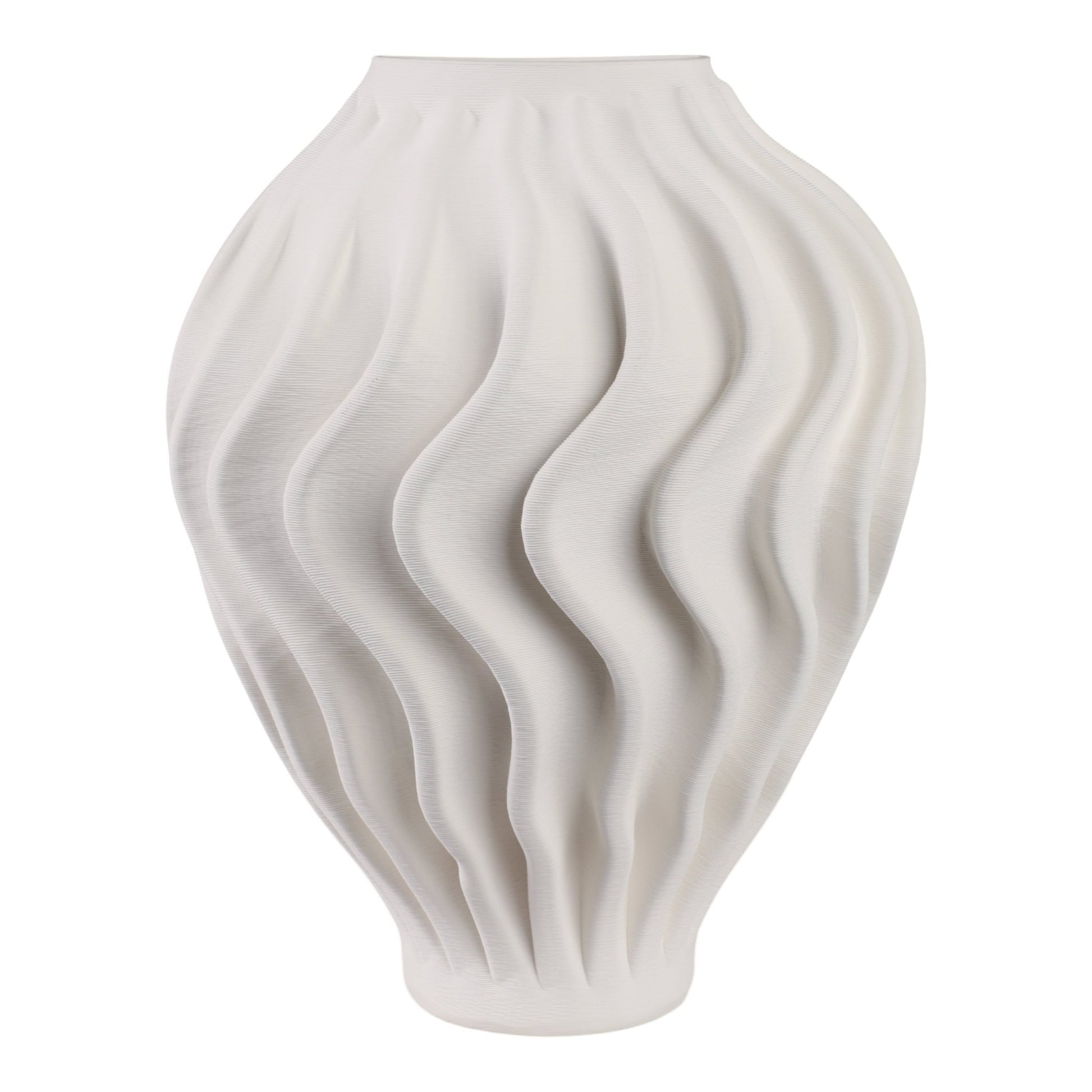 16" Ovalta Large 3d Printed Vase Vases and Jars| Sagebrook Home