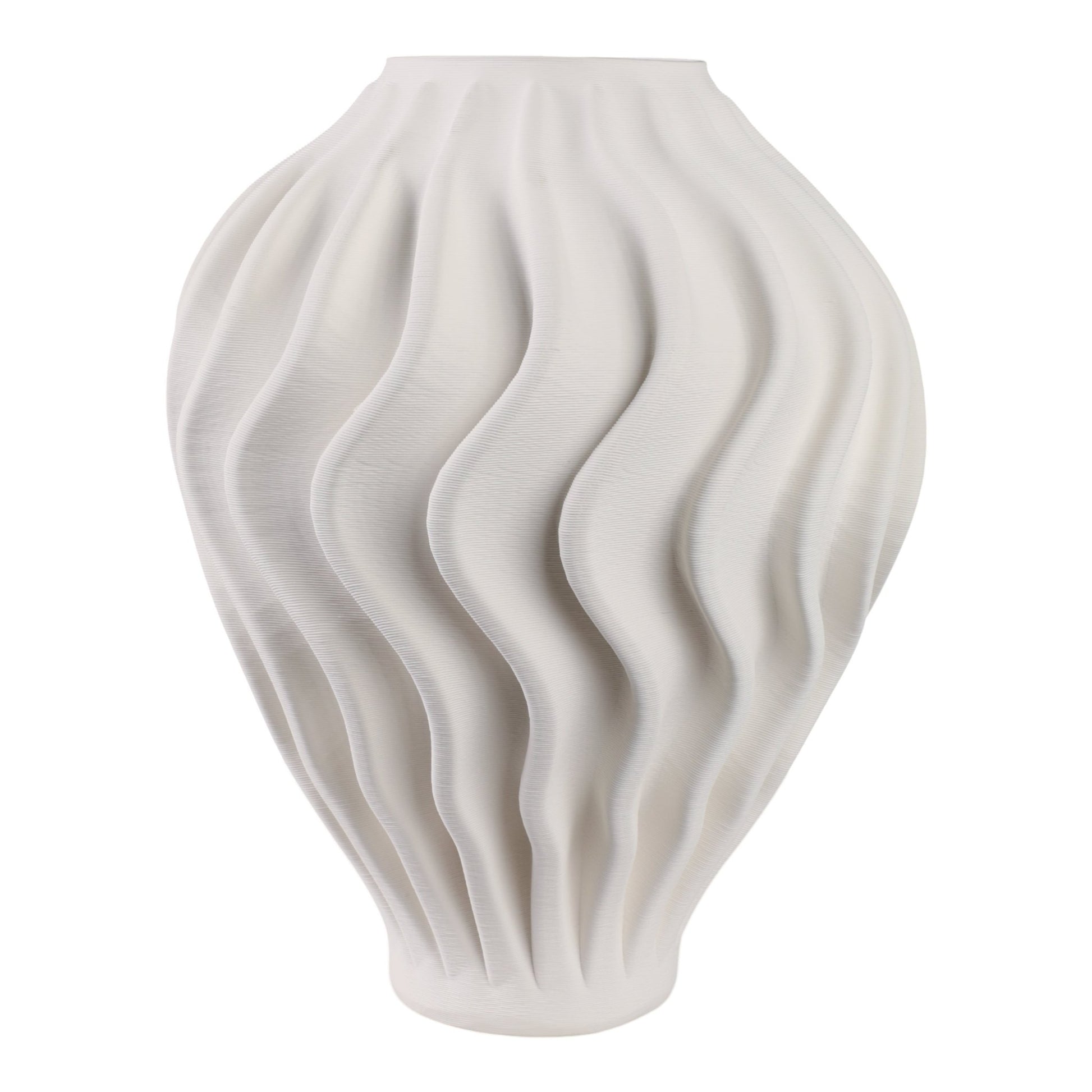 16" Ovalta Large 3d Printed Vase Vases and Jars| Sagebrook Home
