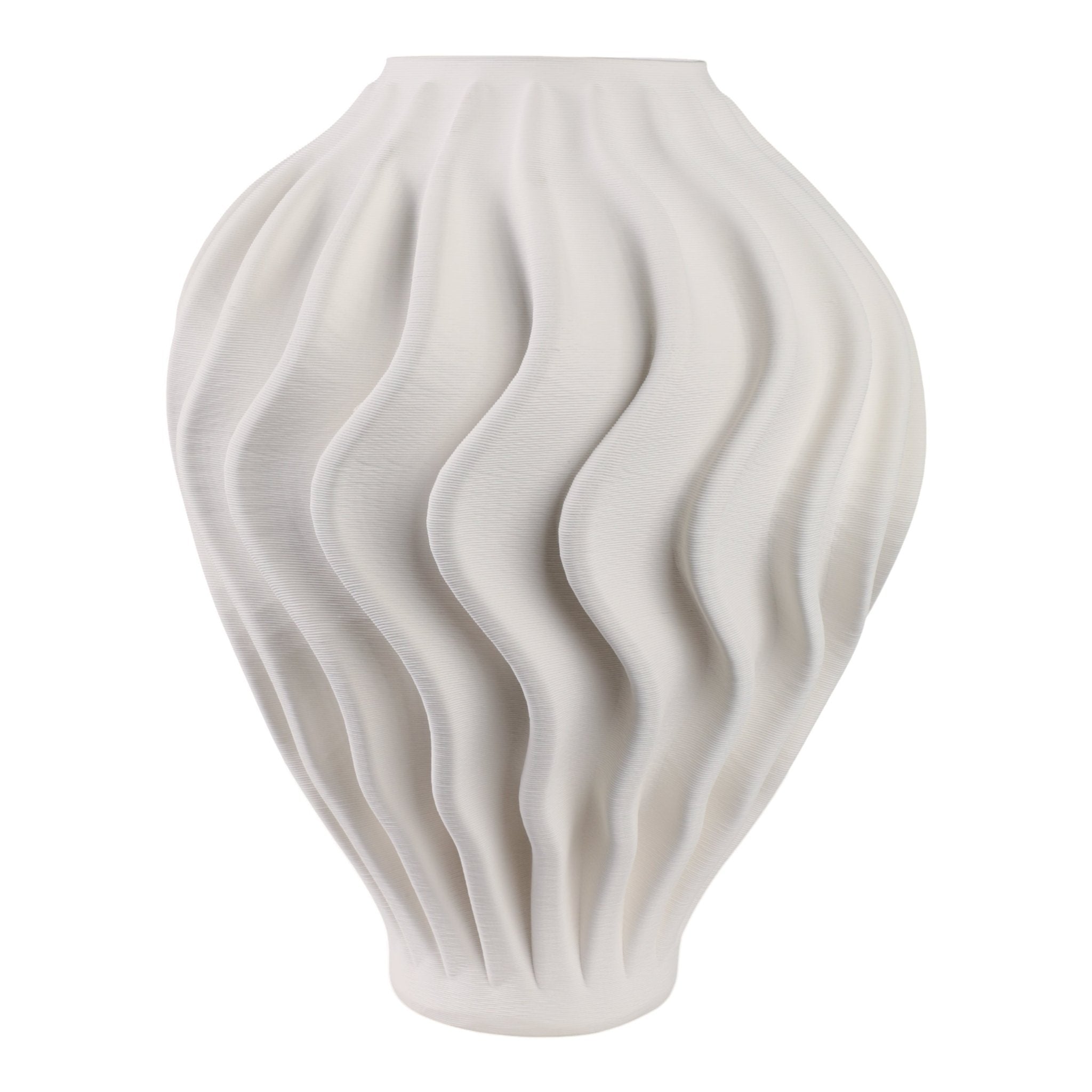 16" Ovalta Large 3d Printed Vase Vases and Jars| Sagebrook Home