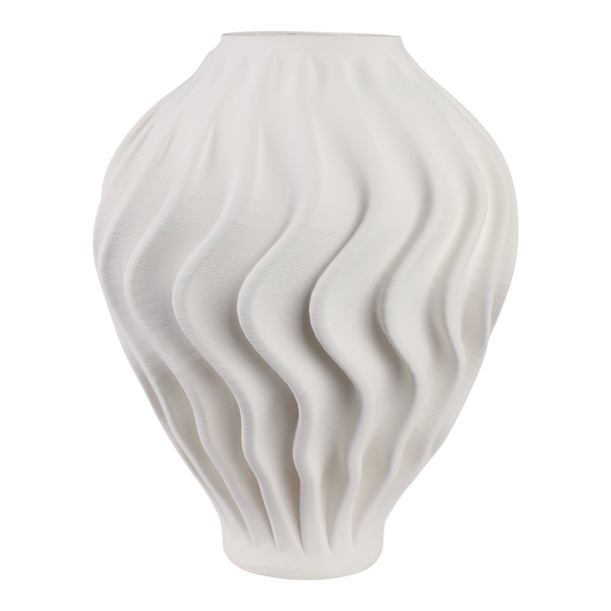16" Ovalta Large 3d Printed Vase Vases and Jars| Sagebrook Home