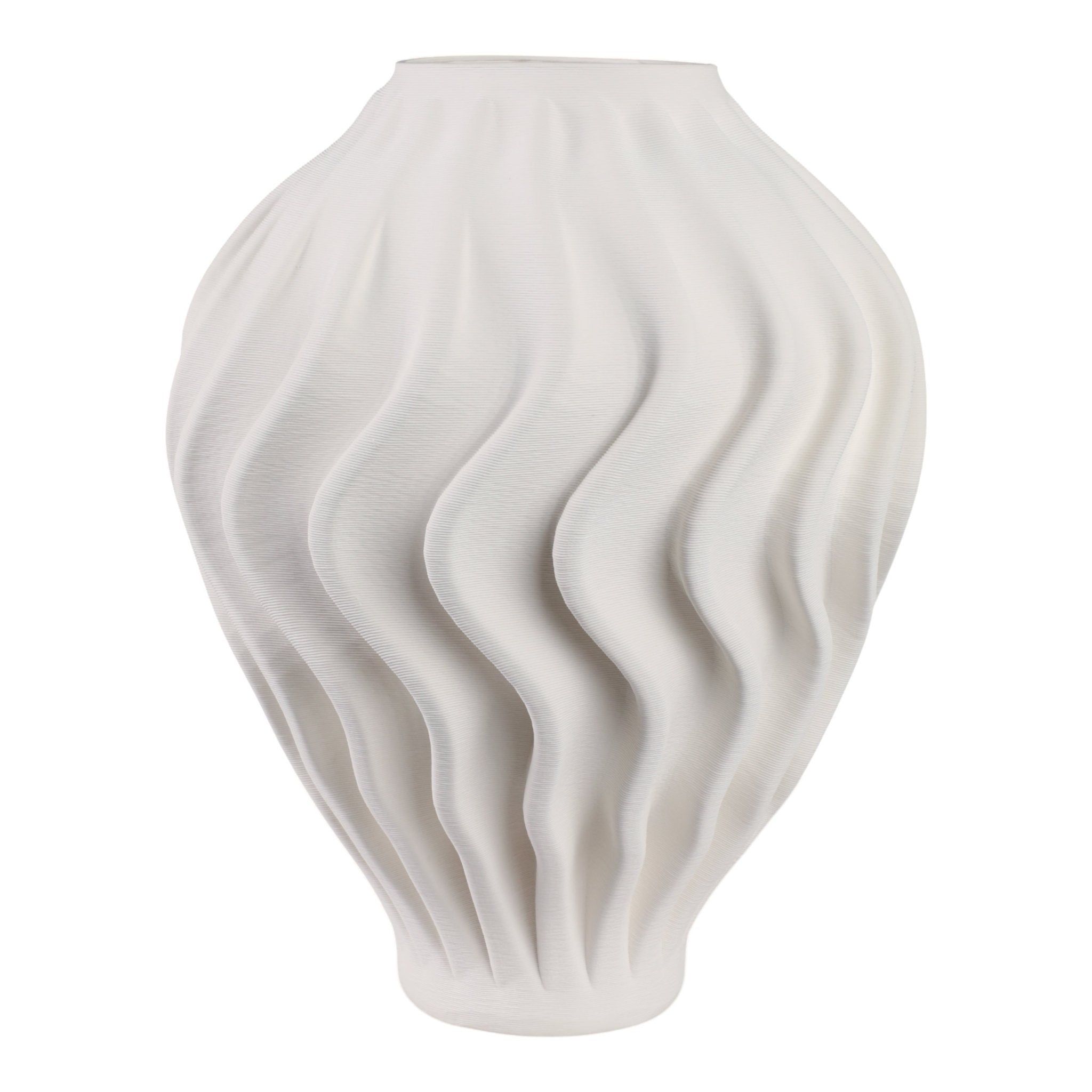 16" Ovalta Large 3d Printed Vase Vases and Jars| Sagebrook Home