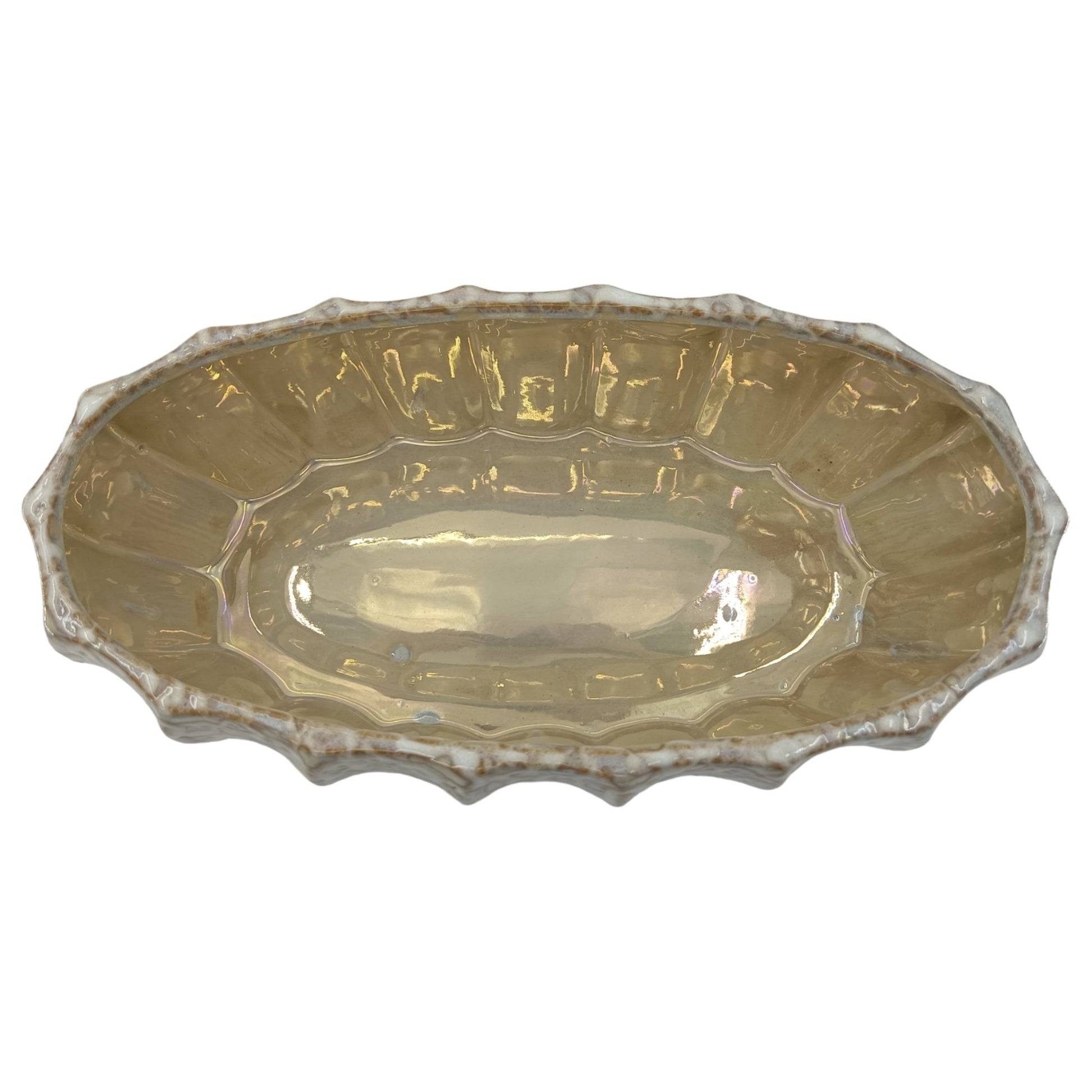 16" Pendelton Ceramic Bowl Table Decors| Sagebrook Home
