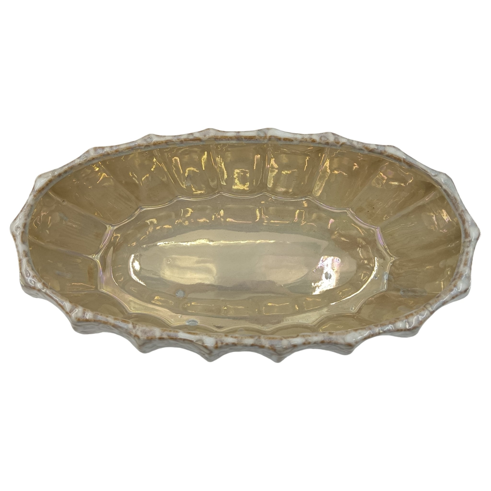 16" Pendelton Ceramic Bowl Table Decors| Sagebrook Home