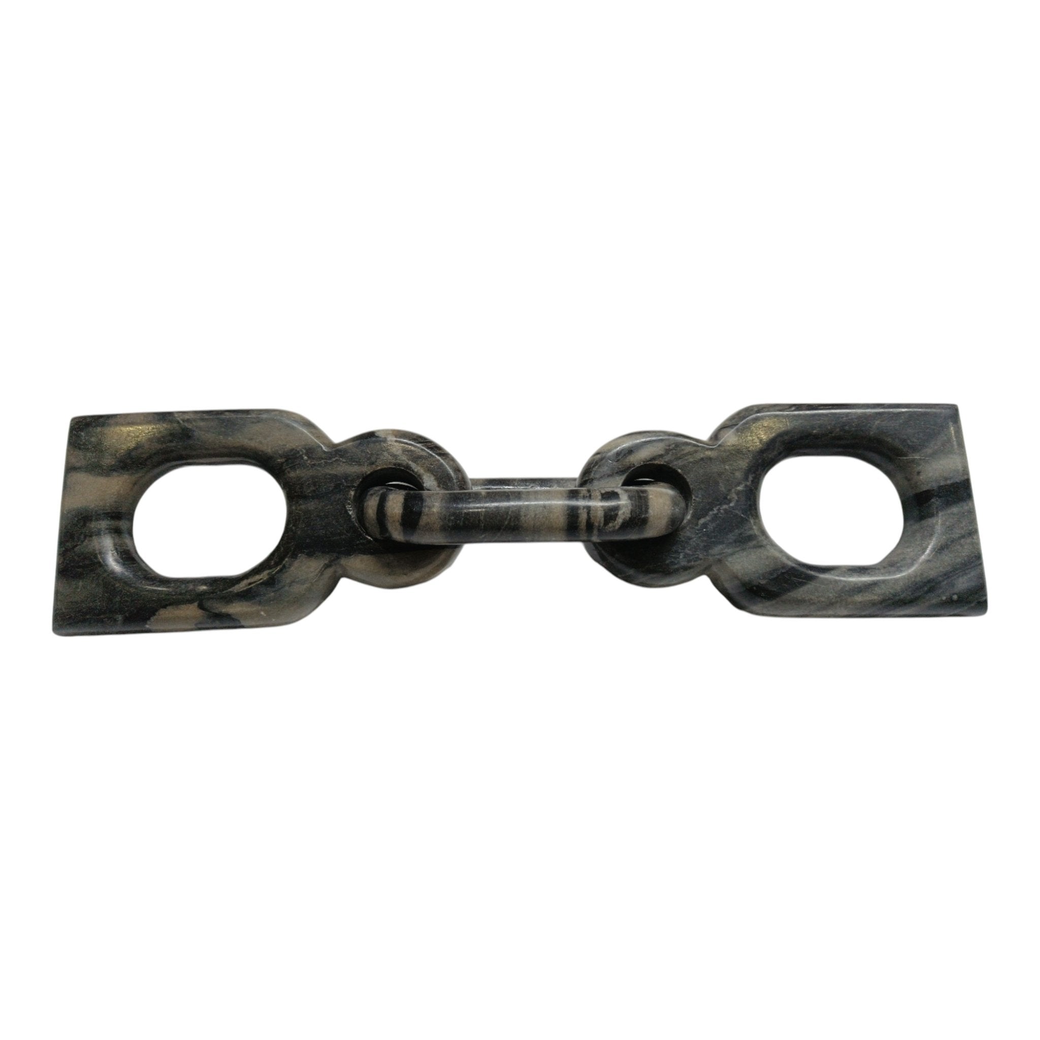 16" Rennalt Carved Marble Chain Object Table Decors| Sagebrook Home