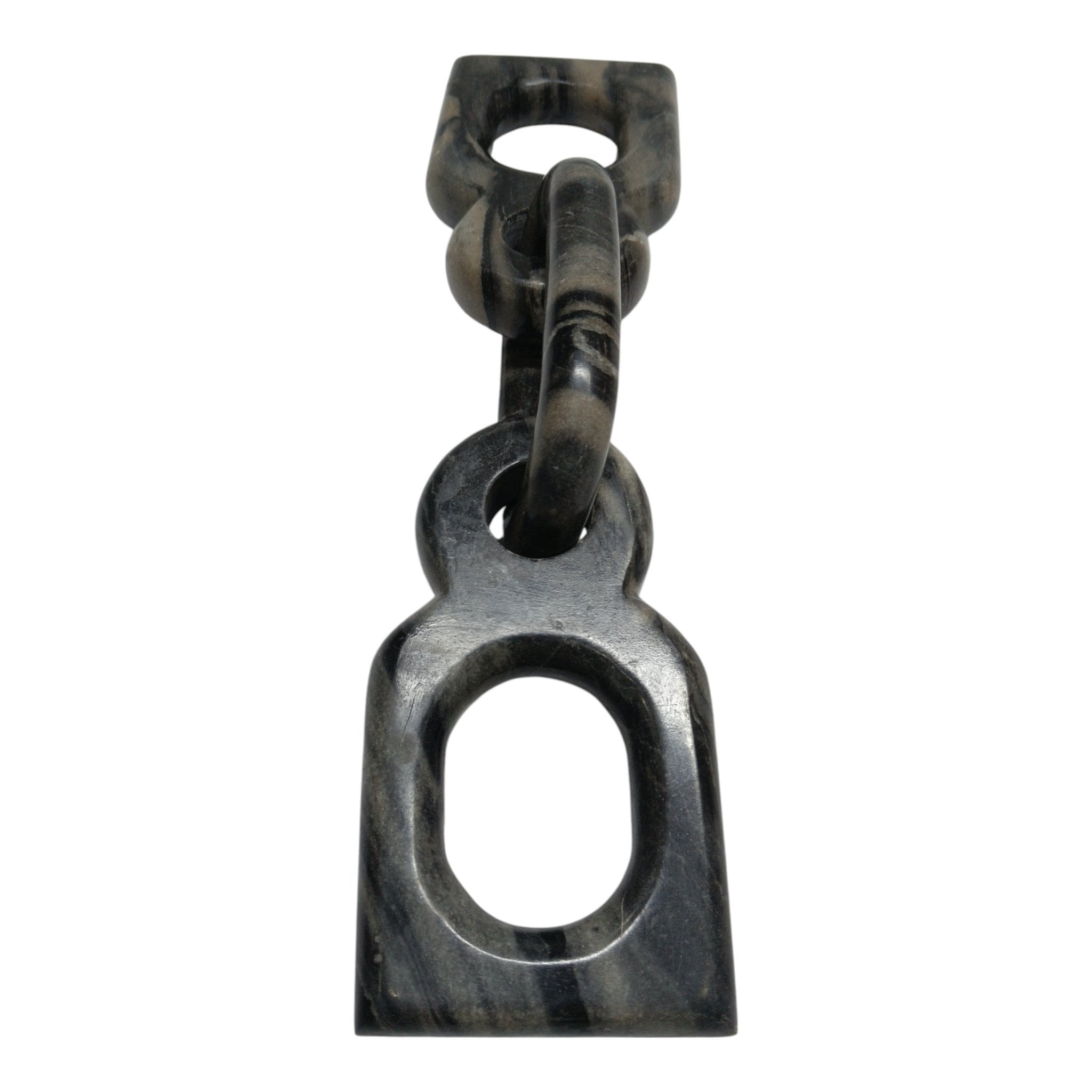 16" Rennalt Carved Marble Chain Object Table Decors| Sagebrook Home