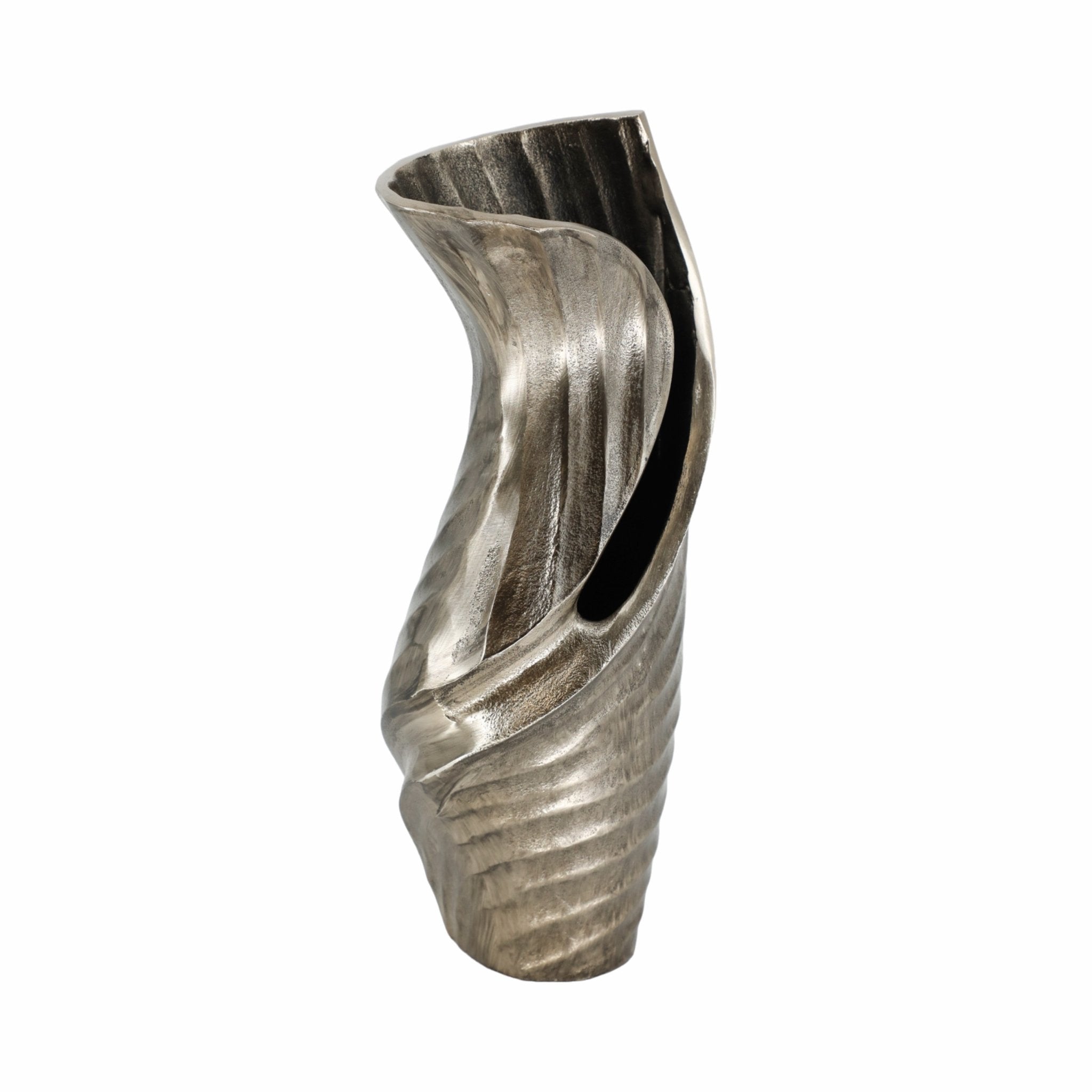 16" WASILLA LARGE METAL VASE Vases and Jars| Sagebrook Home
