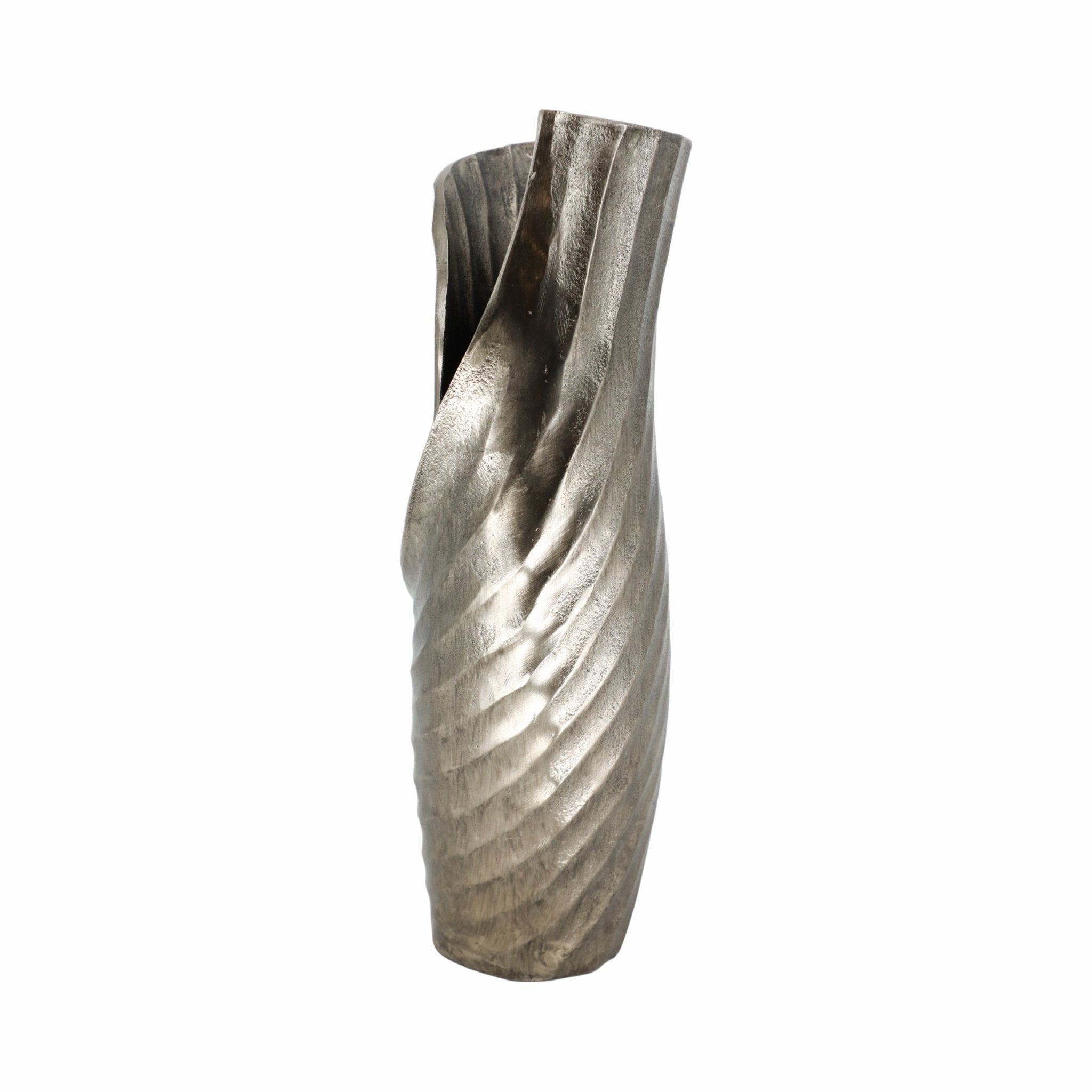 16" WASILLA LARGE METAL VASE Vases and Jars| Sagebrook Home