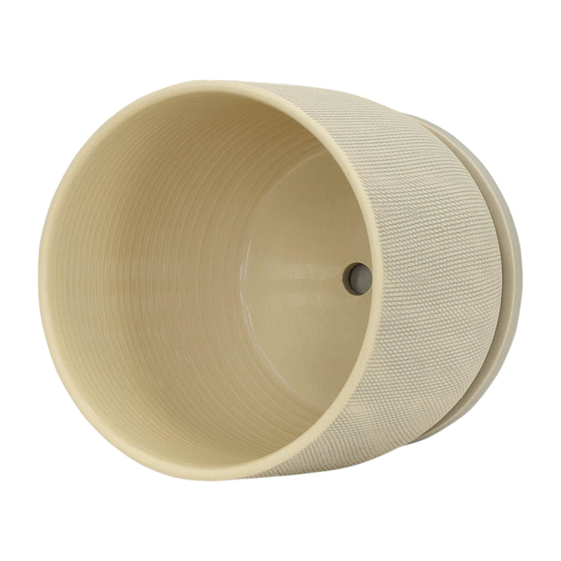 8 Mesh Planter W/ Saucer,  Sage