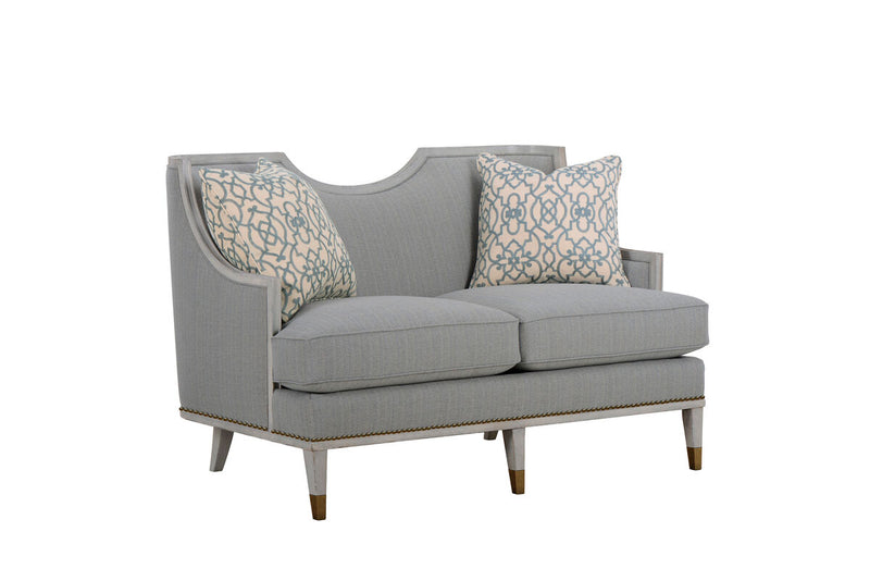 Intrigue - Harper Vintage Blue Sofa Set