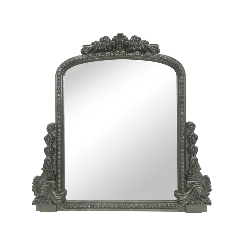 WOOD, 39", MIRROR WITH ANTIQUE FRAME, BRONZE